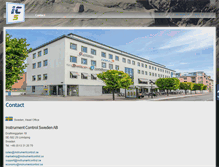 Tablet Screenshot of instrumentcontrol.se